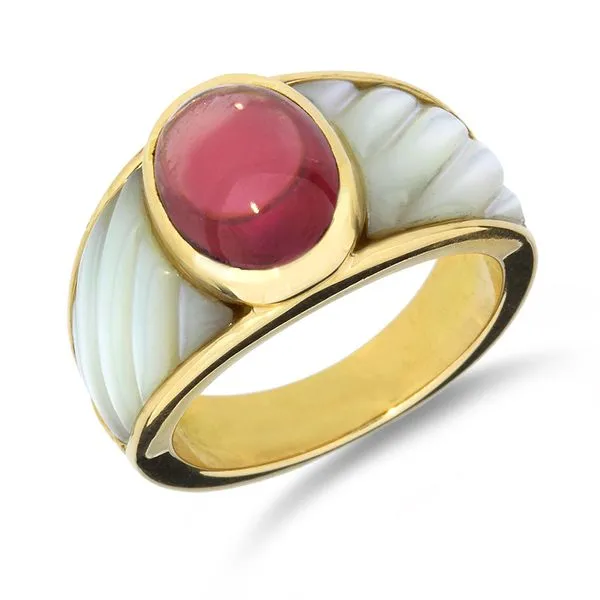 Mauboussin 18K Tourmaline & MOP Ring | Purple Creek